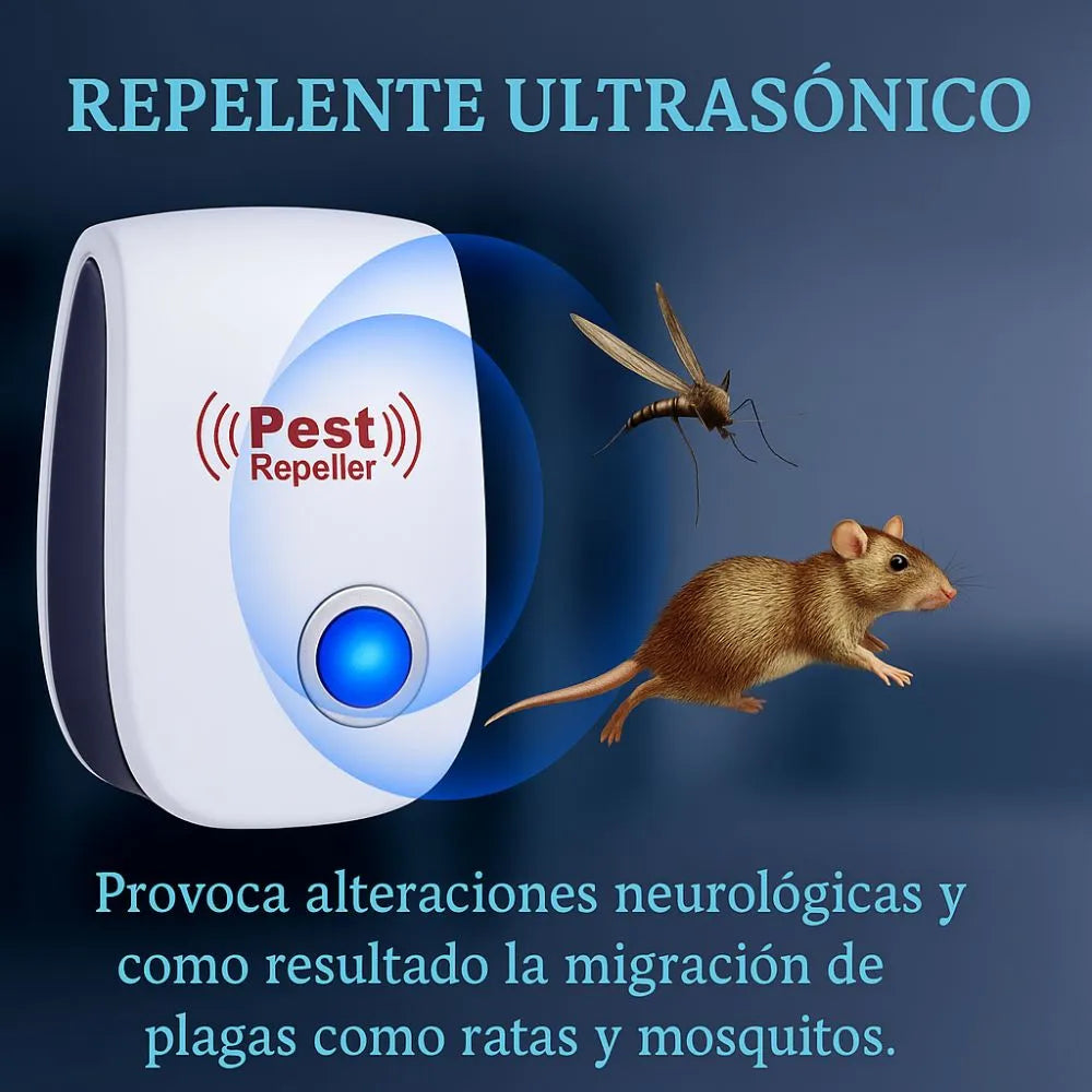 Pest Repeller – Repelente Ultrasónico Antiplagas