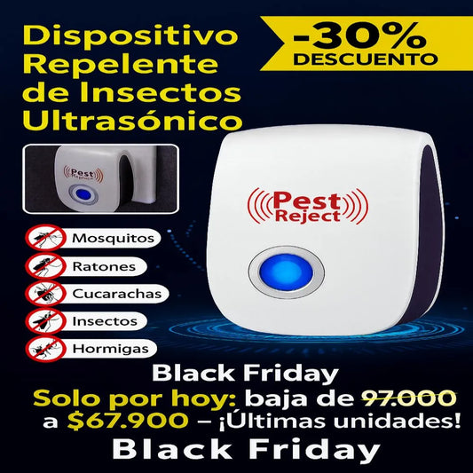 Pest Repeller – Repelente Ultrasónico Antiplagas