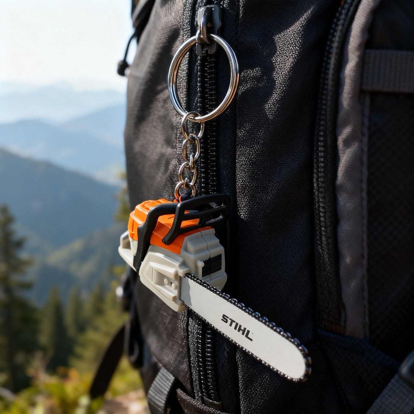 🔥LAST DAY 49% OFF -🔧 Chainsaw Keychain | Portable Chainsaw Key Ring