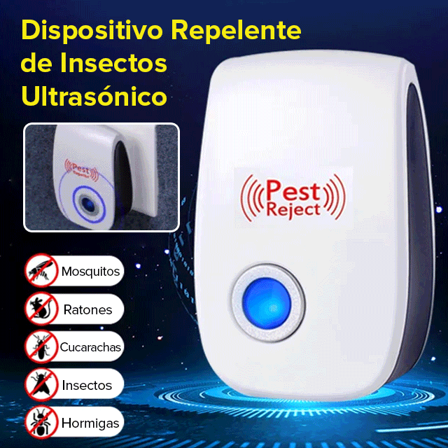 Pest Repeller – Repelente Ultrasónico Antiplagas